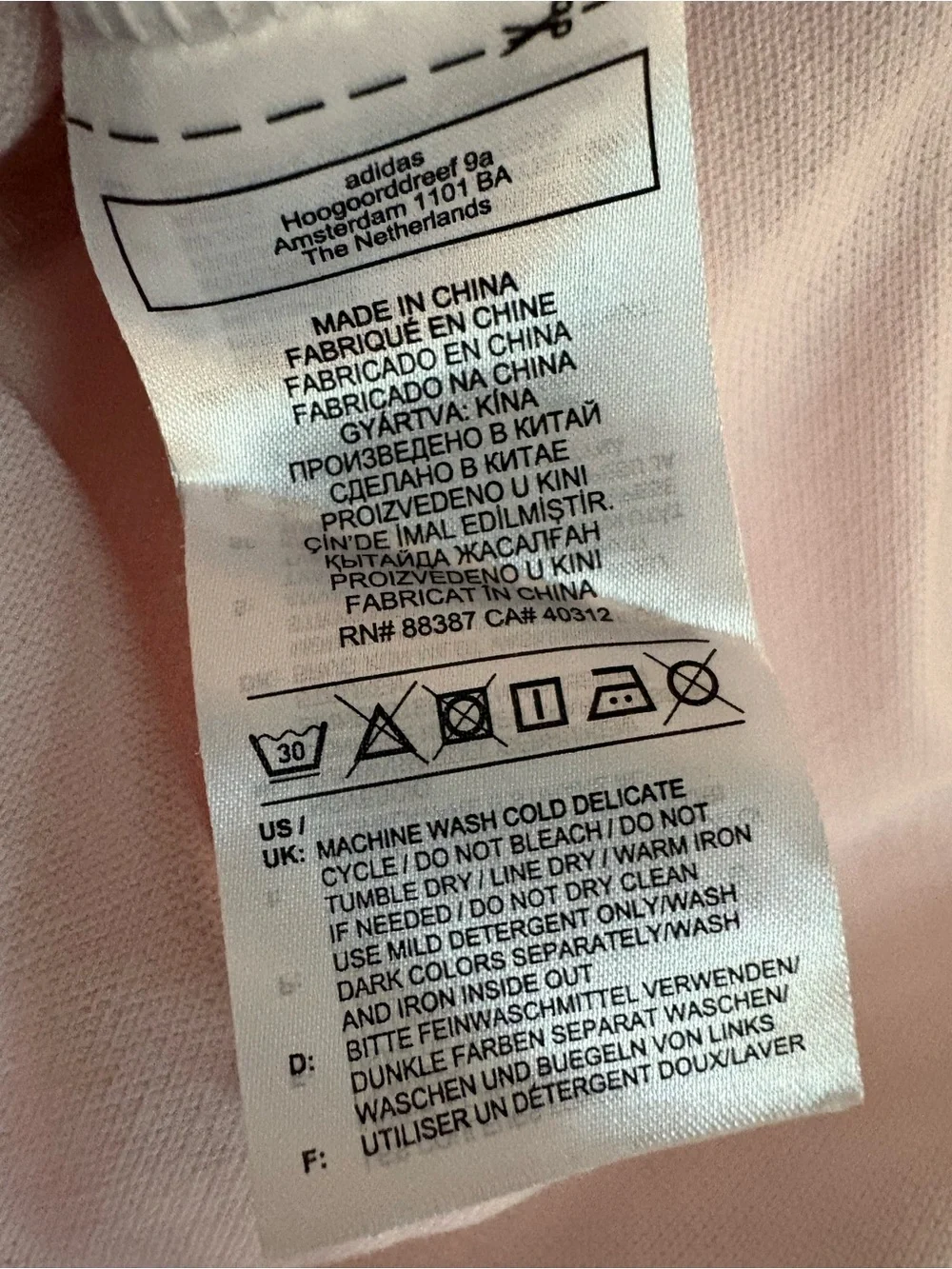 Sleeveless V-Neck Tennis Luxe Dress in Light Pink - Picture 7 of 8